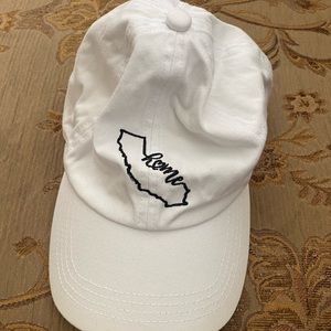 White baseball cap